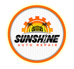 sunshine auto repair button logo